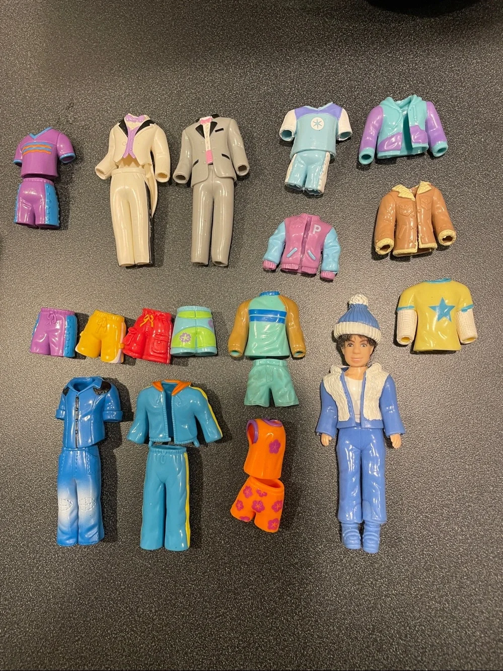 Polly Pocket Boy Dolls + Clothes